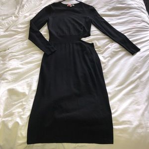 ElIzabeth & James Black knit sweater dress